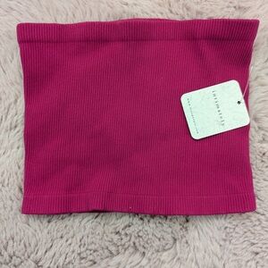 NWT Free People Fuchsia Ribbed Tube Top